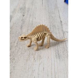 Skeleton stegosaurus prehistoric dino toy figure Mini